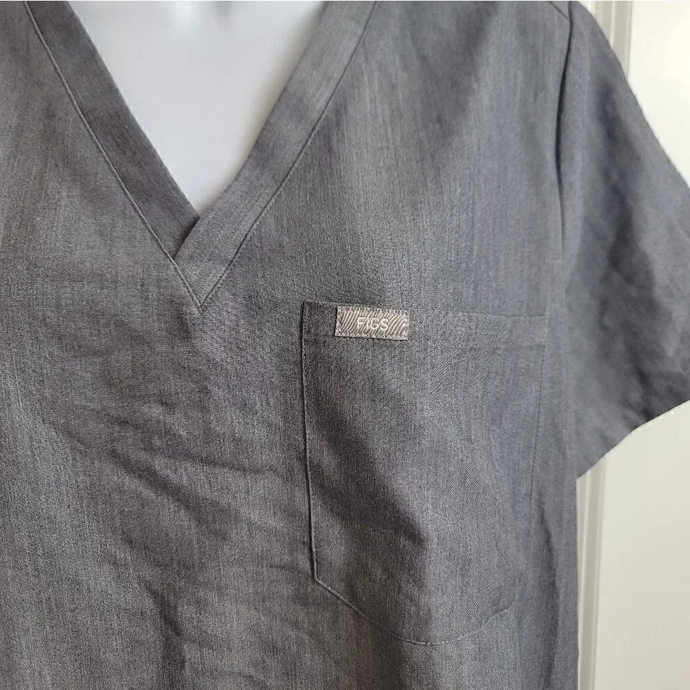 FIGS Technical Collection Vneck Top - Picture 2 of 6